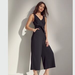 Aritzia Wilfred Ecoulement Black Jumpsuit